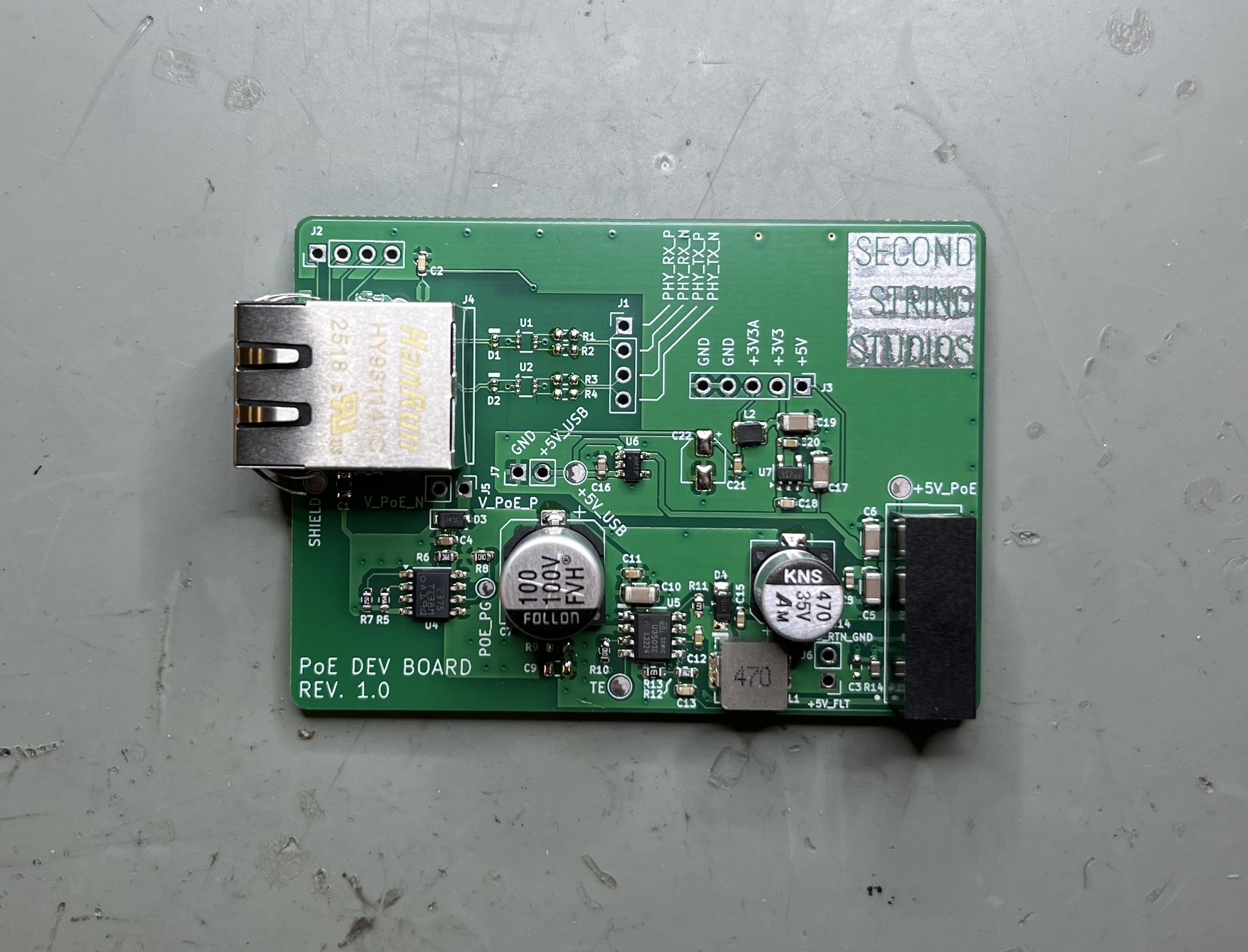 The original complete PoE test PCB