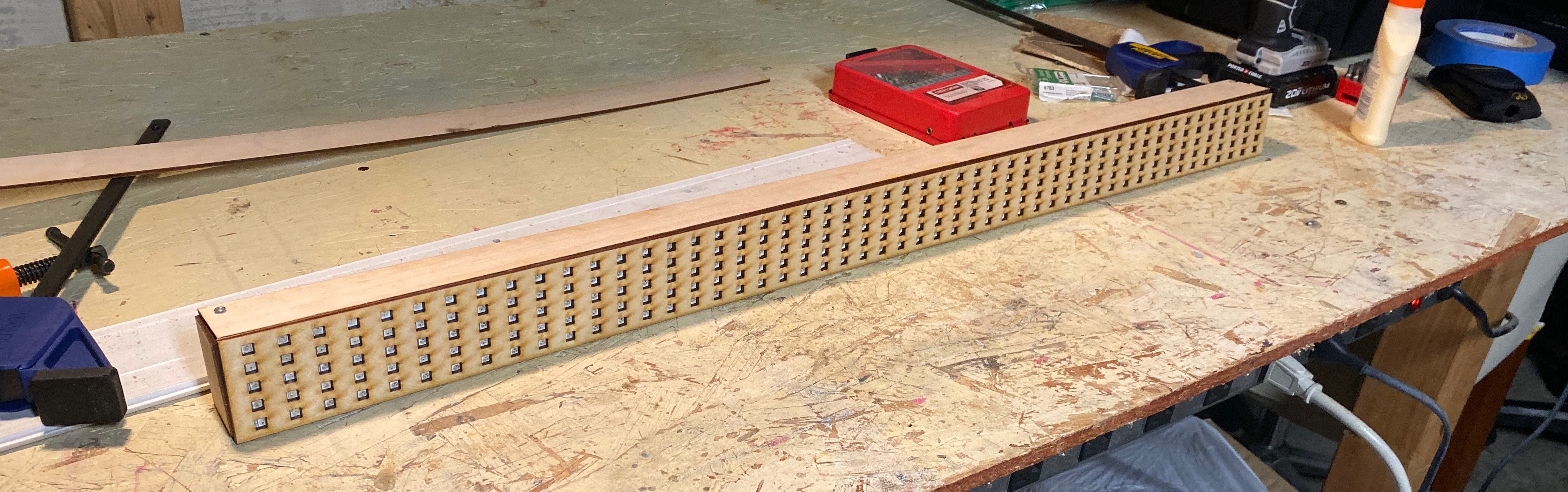 Isometric view of the protype assembly